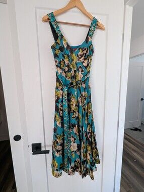 Floral Silk-Blend Dress